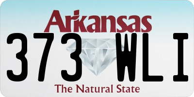 AR license plate 373WLI