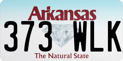 AR license plate 373WLK