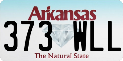 AR license plate 373WLL