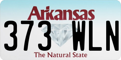 AR license plate 373WLN