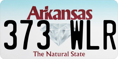 AR license plate 373WLR