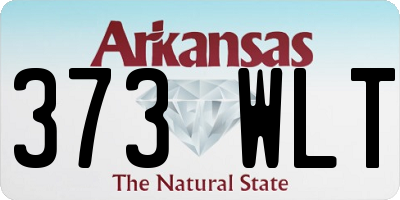 AR license plate 373WLT