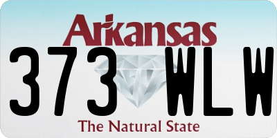 AR license plate 373WLW