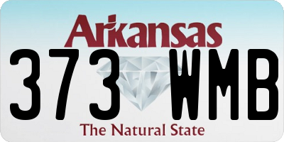 AR license plate 373WMB
