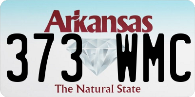 AR license plate 373WMC