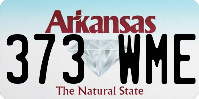 AR license plate 373WME