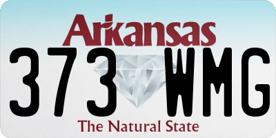 AR license plate 373WMG
