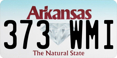 AR license plate 373WMI