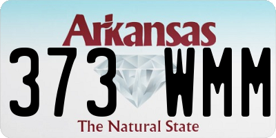 AR license plate 373WMM