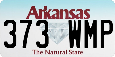 AR license plate 373WMP