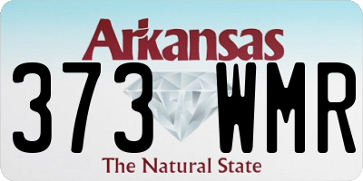 AR license plate 373WMR
