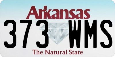 AR license plate 373WMS