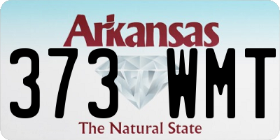 AR license plate 373WMT