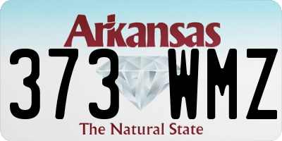 AR license plate 373WMZ