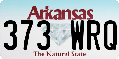 AR license plate 373WRQ