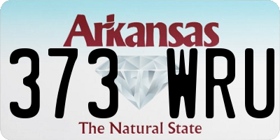 AR license plate 373WRU
