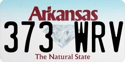 AR license plate 373WRV