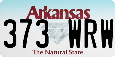 AR license plate 373WRW