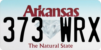 AR license plate 373WRX