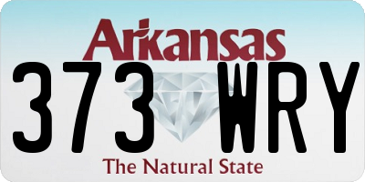 AR license plate 373WRY