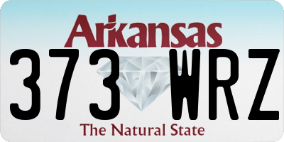 AR license plate 373WRZ