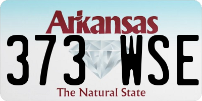 AR license plate 373WSE