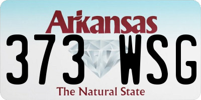 AR license plate 373WSG