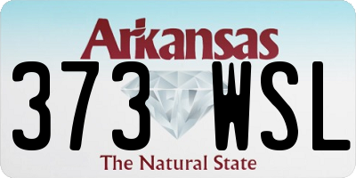 AR license plate 373WSL