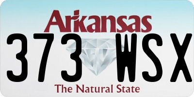 AR license plate 373WSX
