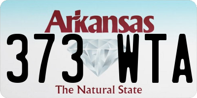 AR license plate 373WTA