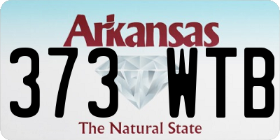 AR license plate 373WTB