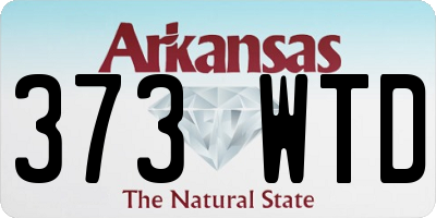 AR license plate 373WTD