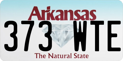 AR license plate 373WTE