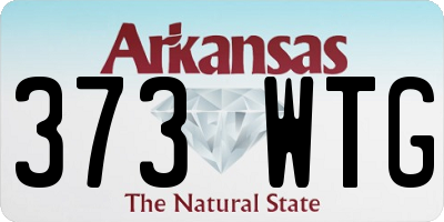 AR license plate 373WTG