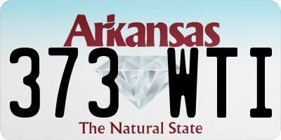 AR license plate 373WTI