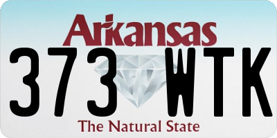 AR license plate 373WTK