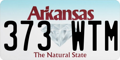 AR license plate 373WTM