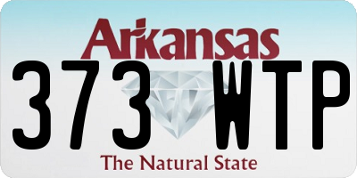 AR license plate 373WTP