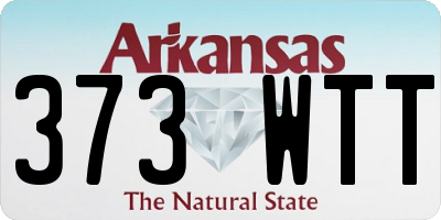 AR license plate 373WTT