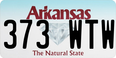 AR license plate 373WTW