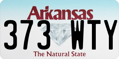 AR license plate 373WTY