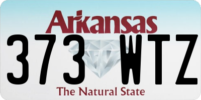 AR license plate 373WTZ