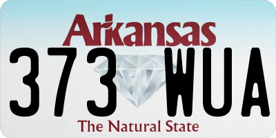AR license plate 373WUA