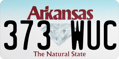 AR license plate 373WUC