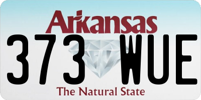 AR license plate 373WUE