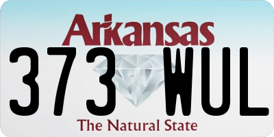 AR license plate 373WUL