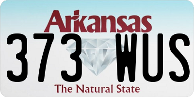 AR license plate 373WUS