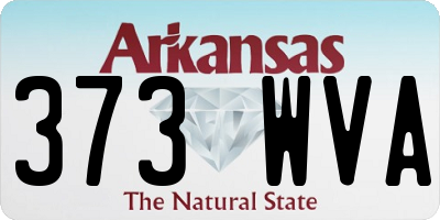 AR license plate 373WVA