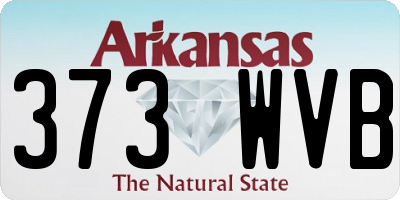 AR license plate 373WVB