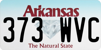 AR license plate 373WVC